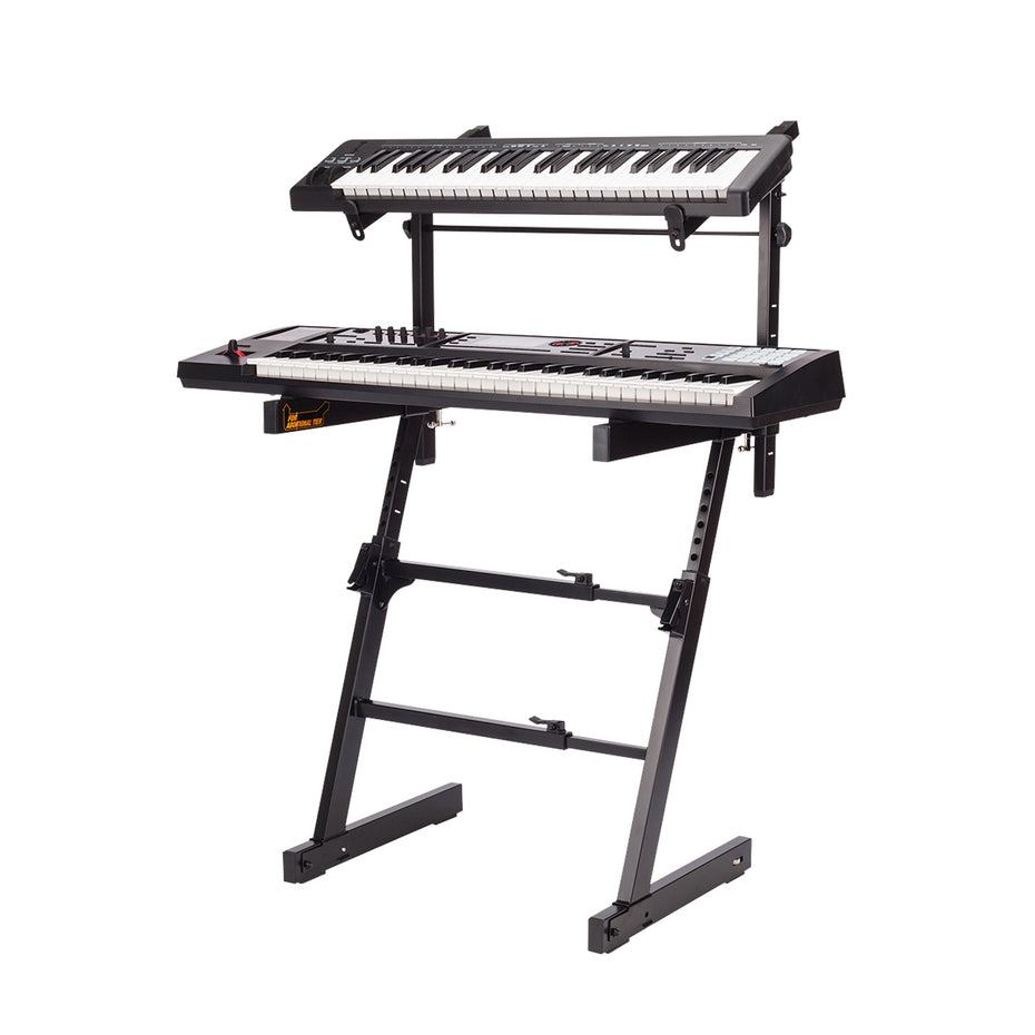 KS410B - Hercules EZ-LOK dual tier height adjustable keyboard stand Default title
