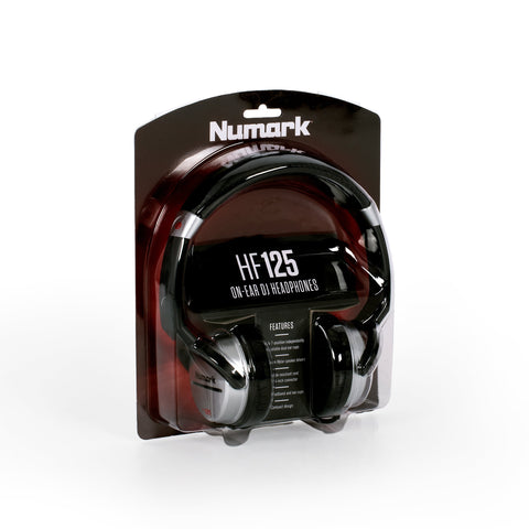 HF125RP - Numark HF125RP stereo headphones - 3.5mm jack plug and 6.35mm adaptor Default title