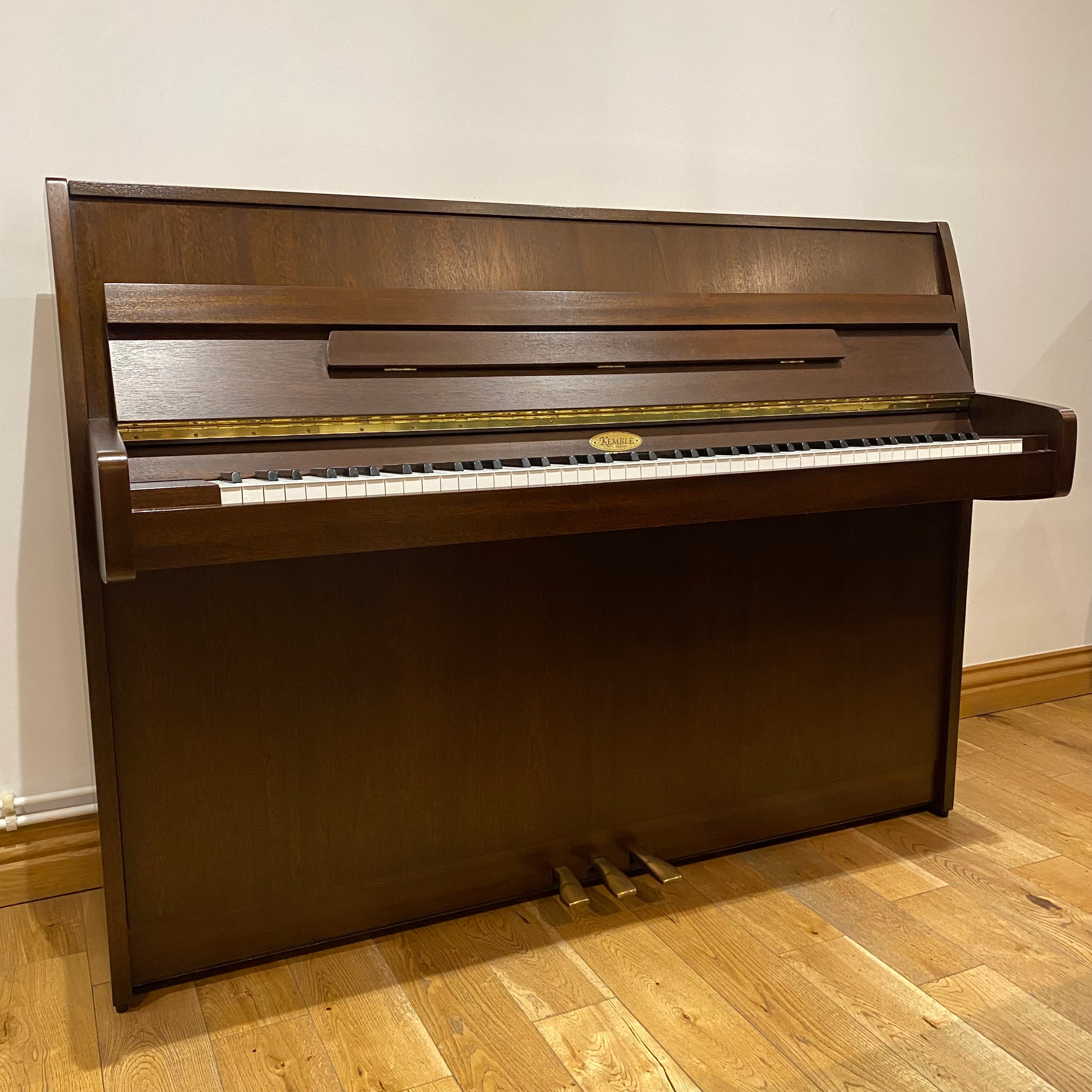 IK-2ND9892 - Pre-owned Kemble Cambridge 10 upright piano in dark walnut satin A1