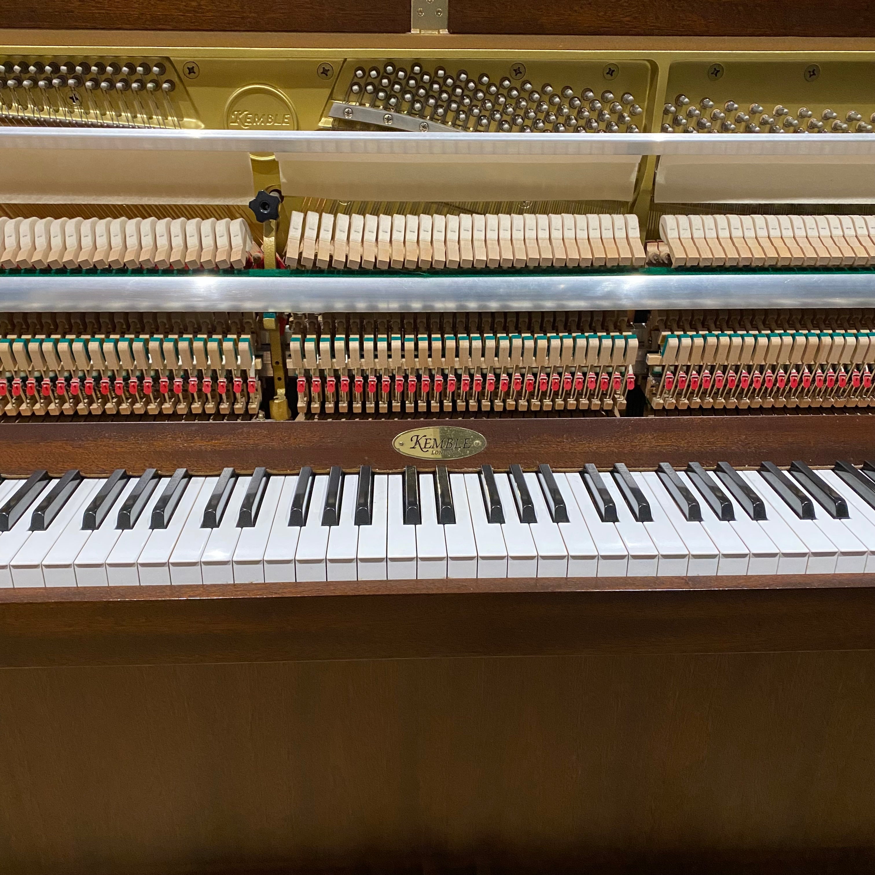 IK-2ND9892 - Pre-owned Kemble Cambridge 10 upright piano in dark walnut satin A1