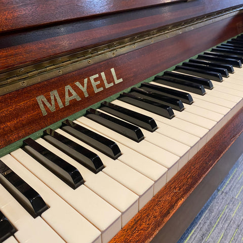 IK-2ND9927 - Pre-owned Mayell Ensemble upright piano in satin mahogany Default title