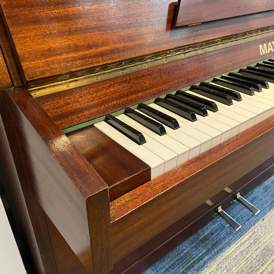 IK-2ND9927 - Pre-owned Mayell Ensemble upright piano in satin mahogany Default title