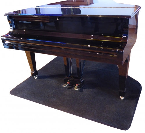 P-CARP-GRD-BK-5,P-CARP-GRD-BK-6,P-CARP-GRD-BK-7 - Heatproof protection carpet for grand pianos Black - 6' (180cm)