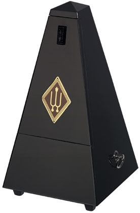 W816 - Wittner traditional wooden metronome, with bell Black gloss