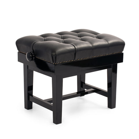 125QUEEN - CGM 125QUEEN concert piano stool - Black gloss, black leather Default title