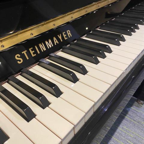 IK-2ND9950 - Pre-owned Steinmayer S118 upright piano in polished ebony Default title