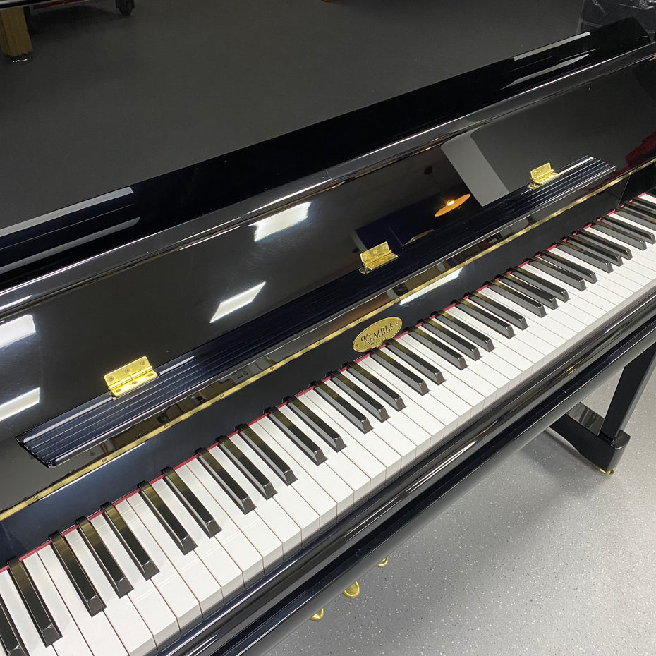 IK-2ND9988 - Pre-owned Kemble Conservatoire upright piano in polished ebony Default title