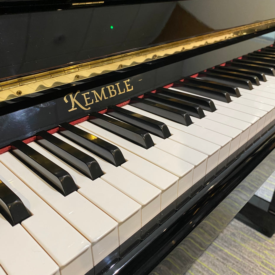 IK-2ND9997 - Pre-owned Kemble K121ZT upright piano in polished ebony Default title