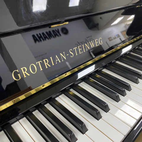 GROTRIAN-153319 - Pre-owned Grotrian Steinweg 116 upright piano in polished ebony Default title