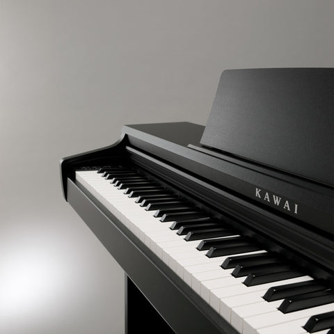 KDP75B - Kawai KDP75 digital upright piano Embossed black