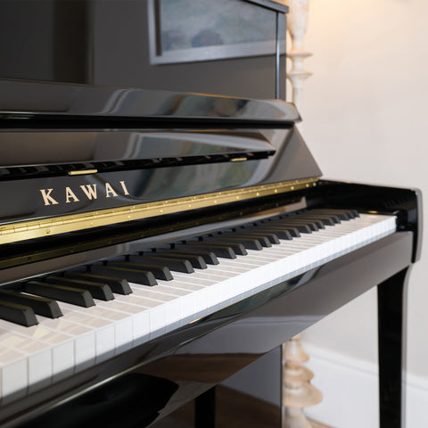 K-300-ATX4-EP - Kawai K-300 ATX4 Anytime upright piano Polished Ebony