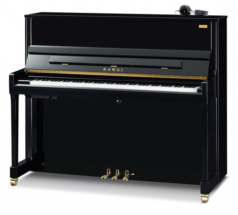 K-300-AURES2-EP - Kawai K-300 AURES2 hybrid upright piano in polished ebony Default title
